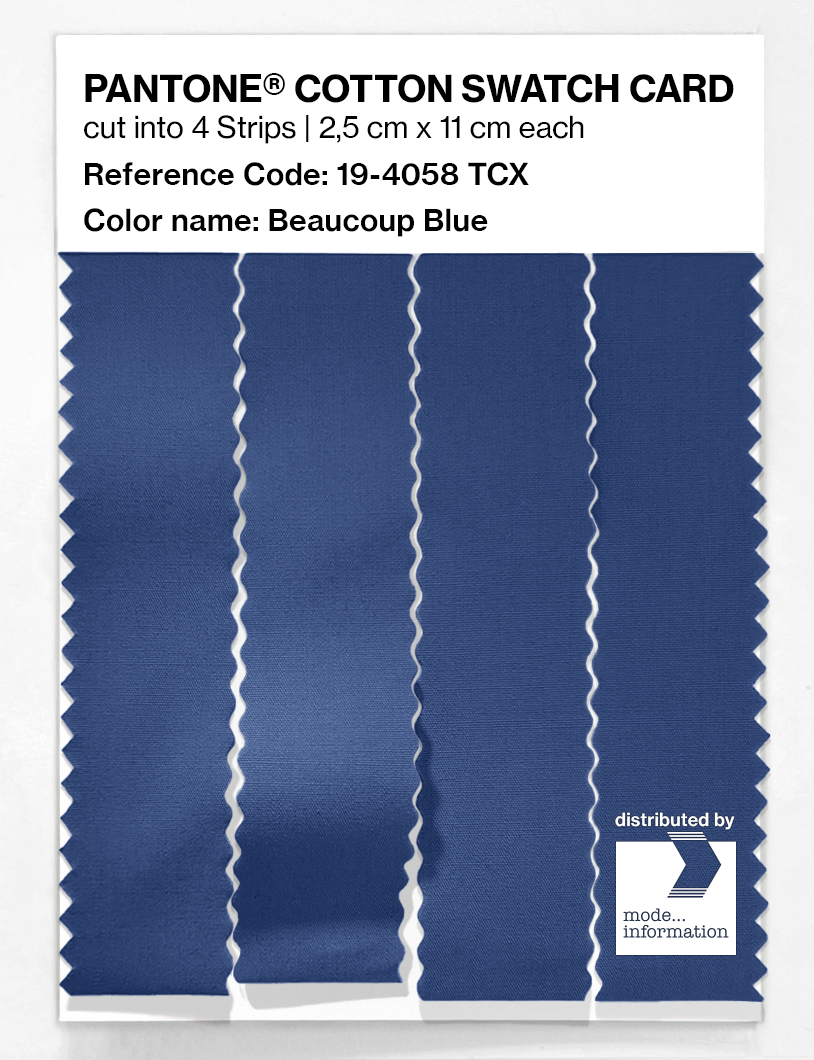Artikelbild 3 des Artikels “PANTONE® COTTON SWATCH CARD 19-4058 TCX Beaucoup Blue “