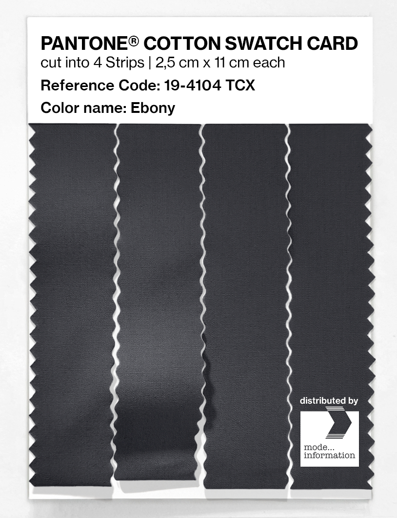 Artikelbild 3 des Artikels “PANTONE® COTTON SWATCH CARD 19-4104 TCX Ebony “