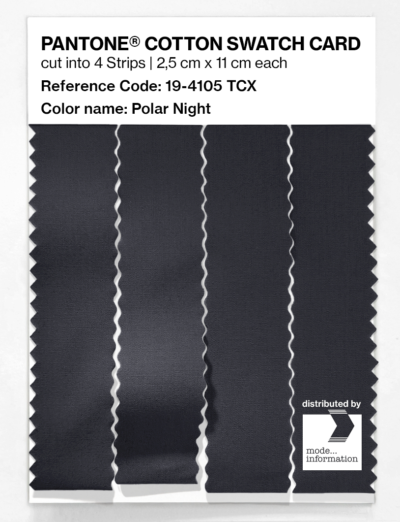 Artikelbild 3 des Artikels “PANTONE® COTTON SWATCH CARD 19-4105 TCX Polar Night “