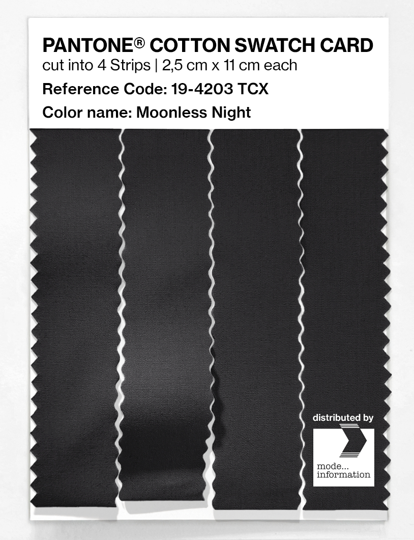 Artikelbild 3 des Artikels “PANTONE® COTTON SWATCH CARD 19-4203 TCX Moonless Night “