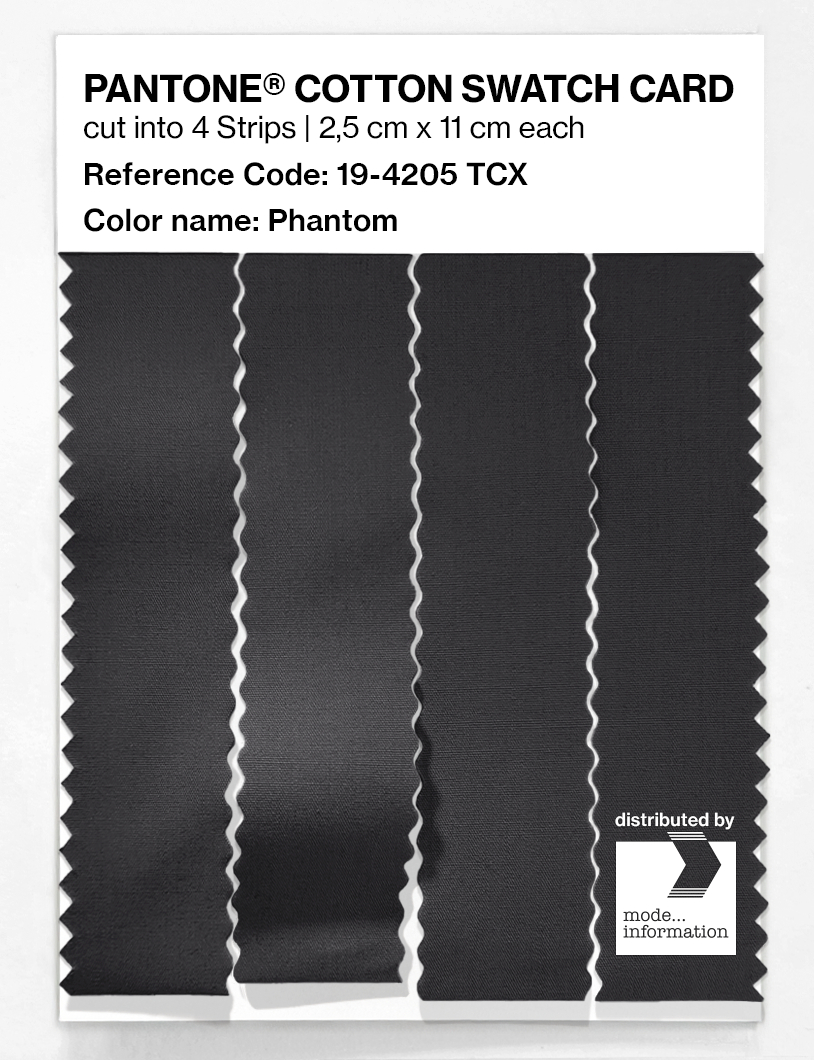 Artikelbild 3 des Artikels “PANTONE® COTTON SWATCH CARD 19-4205 TCX Phantom “
