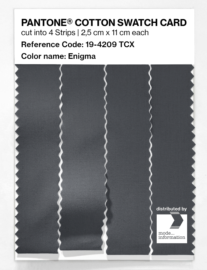 Artikelbild 3 des Artikels “PANTONE® COTTON SWATCH CARD 19-4209 TCX Enigma “