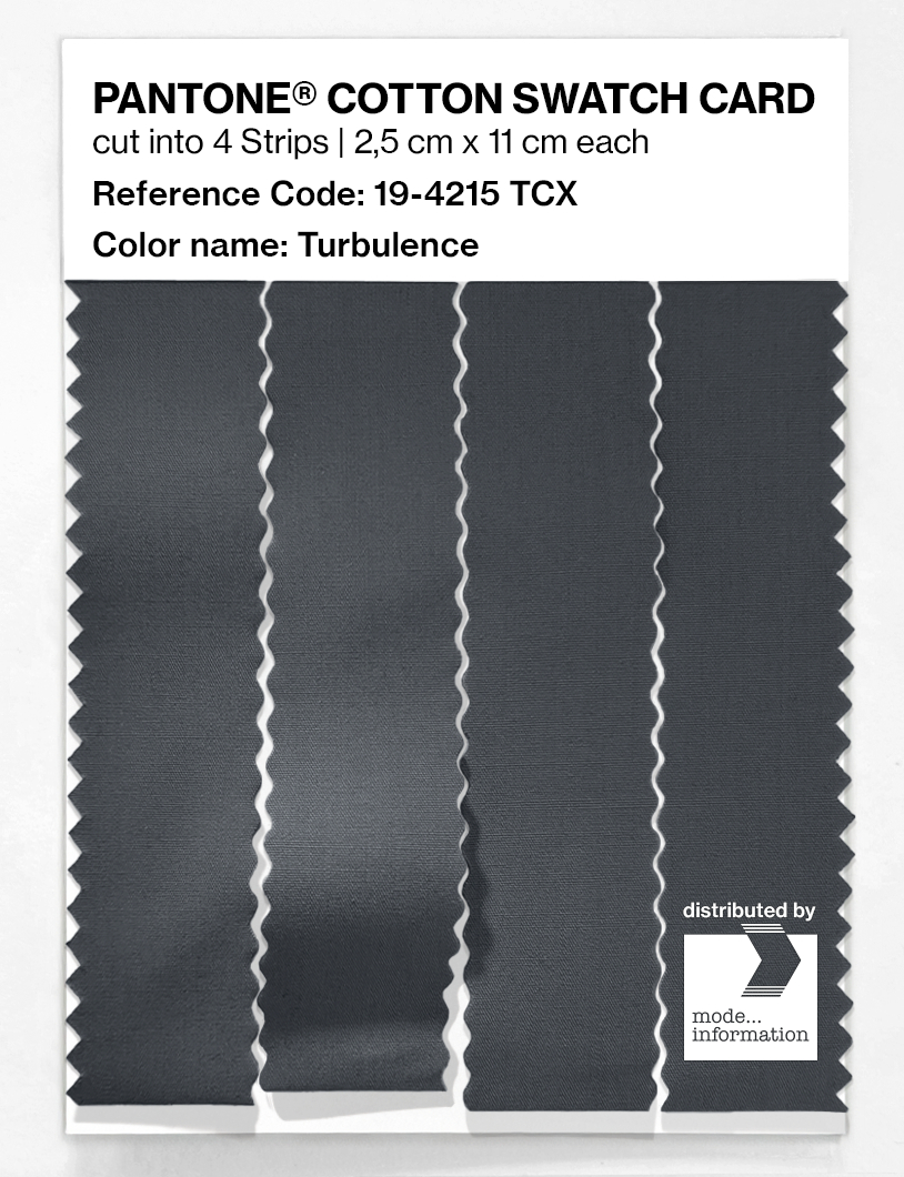 Artikelbild 3 des Artikels “PANTONE® COTTON SWATCH CARD 19-4215 TCX Turbulence “