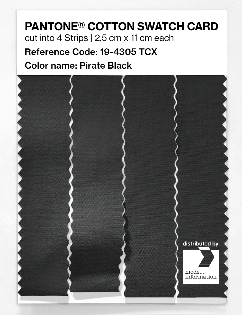Artikelbild 3 des Artikels “PANTONE® COTTON SWATCH CARD 19-4305 TCX Pirate Black “
