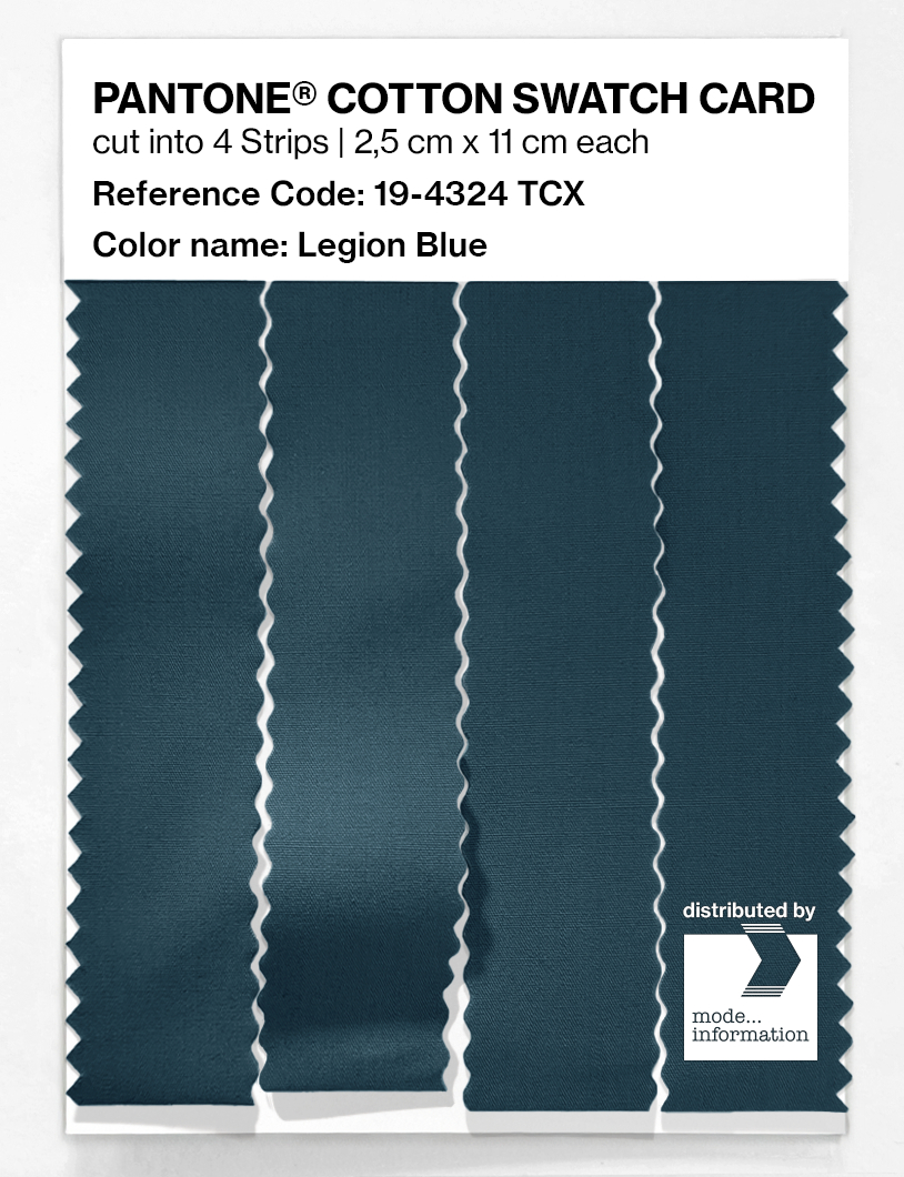 Artikelbild 3 des Artikels “PANTONE® COTTON SWATCH CARD 19-4324 TCX Legion Blue “
