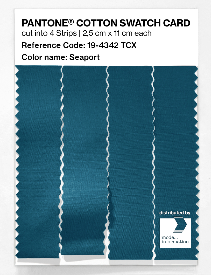 Artikelbild 3 des Artikels “PANTONE® COTTON SWATCH CARD 19-4342 TCX Seaport “
