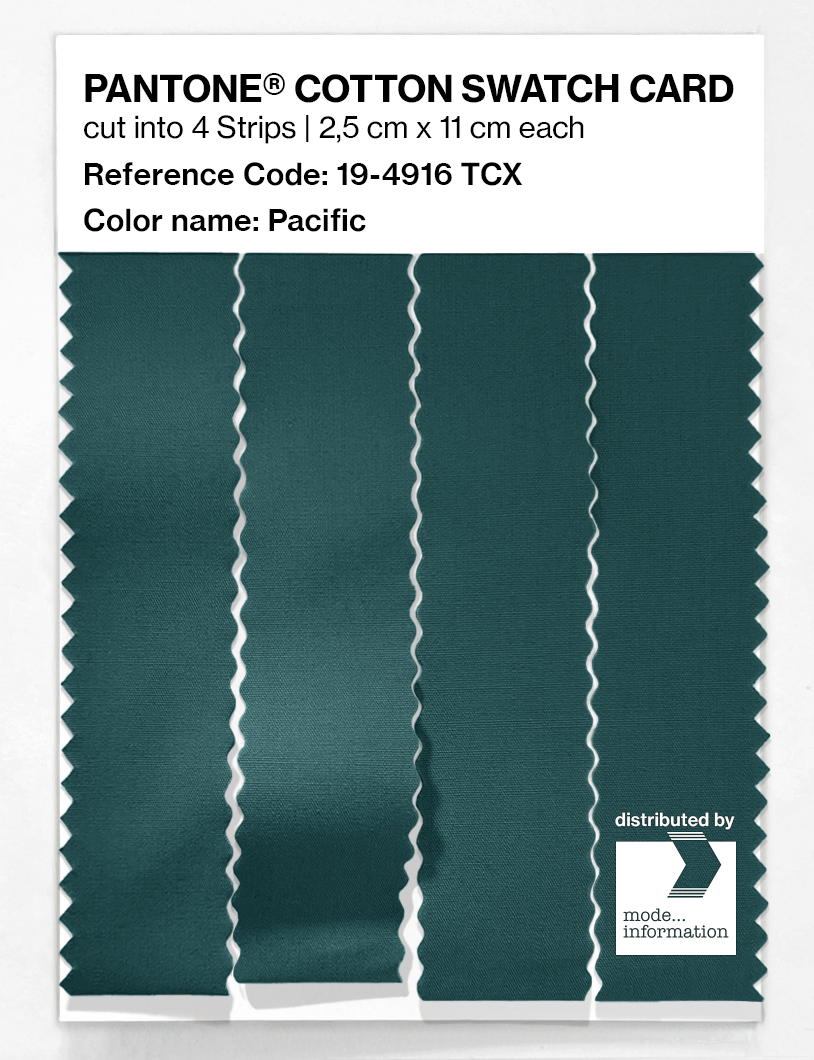 Artikelbild 3 des Artikels “PANTONE® COTTON SWATCH CARD 19-4916 TCX Pacific “