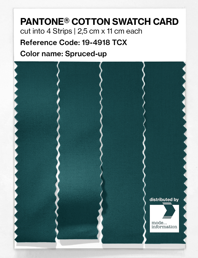 Artikelbild 3 des Artikels “PANTONE® COTTON SWATCH CARD 19-4918 TCX Spruced-up “