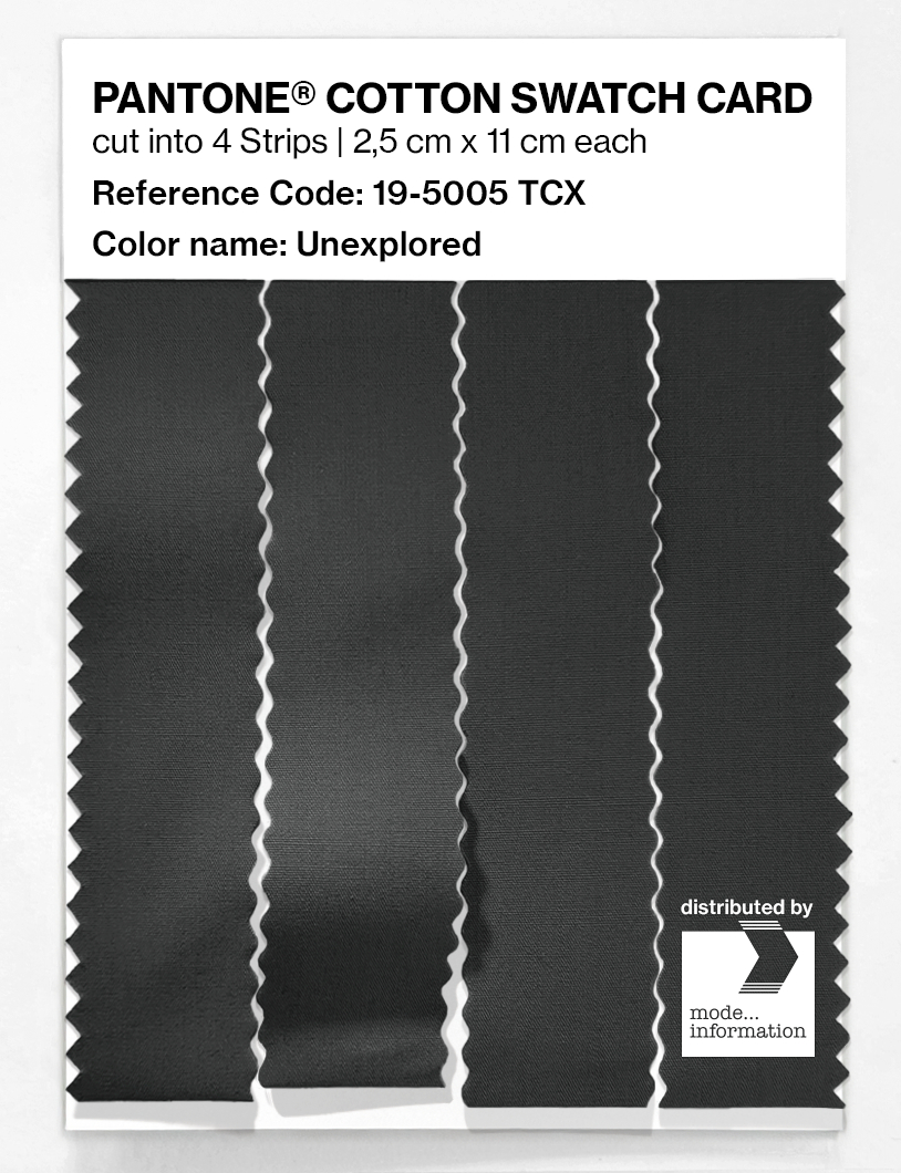 Artikelbild 3 des Artikels “PANTONE® COTTON SWATCH CARD 19-5005 TCX Unexplored “