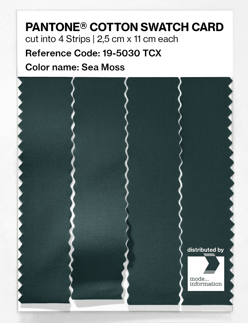 Artikelbild 3 des Artikels “PANTONE® COTTON SWATCH CARD 19-5030 TCX Sea Moss “