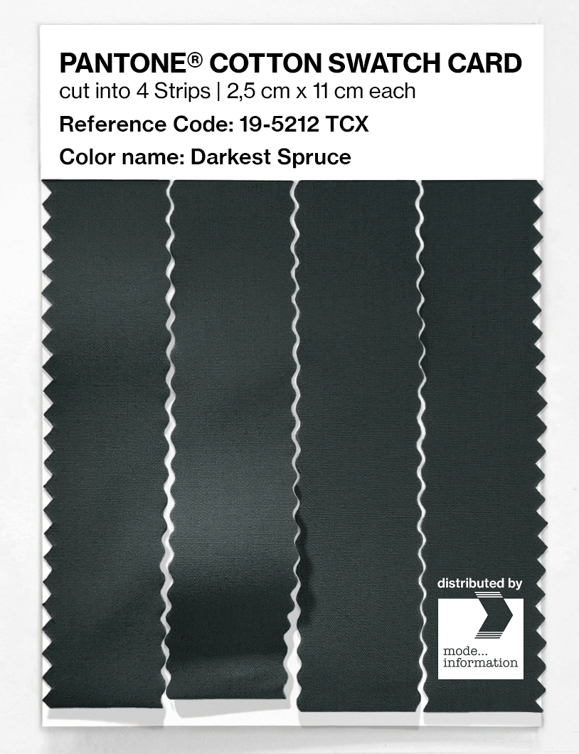Artikelbild 3 des Artikels “PANTONE® COTTON SWATCH CARD 19-5212 TCX Darkest Spruce “