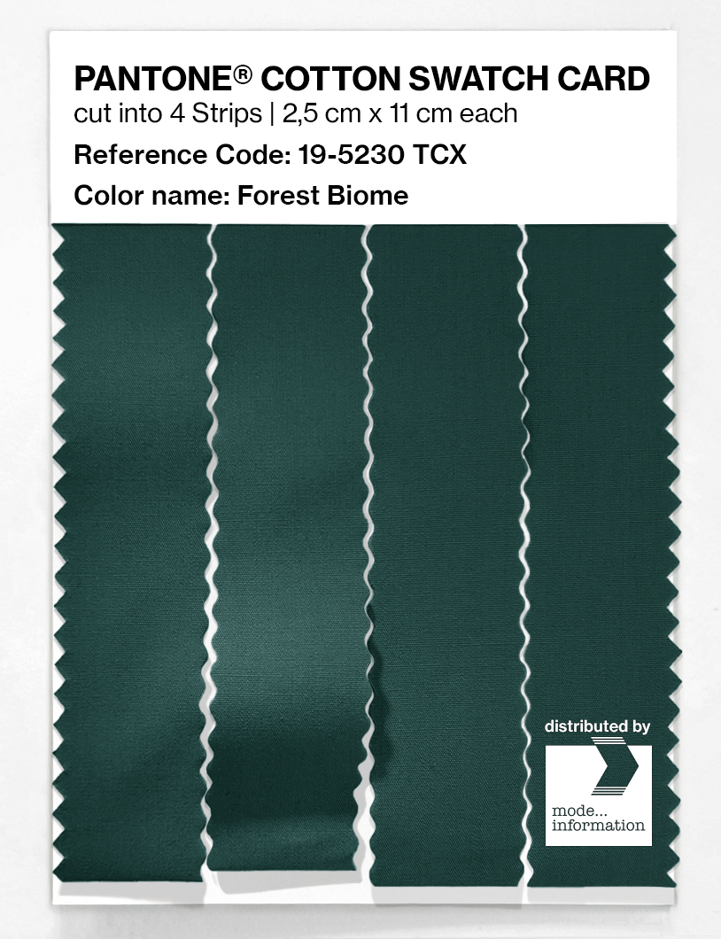 Artikelbild 3 des Artikels “PANTONE® COTTON SWATCH CARD 19-5230 TCX Forest Biome “