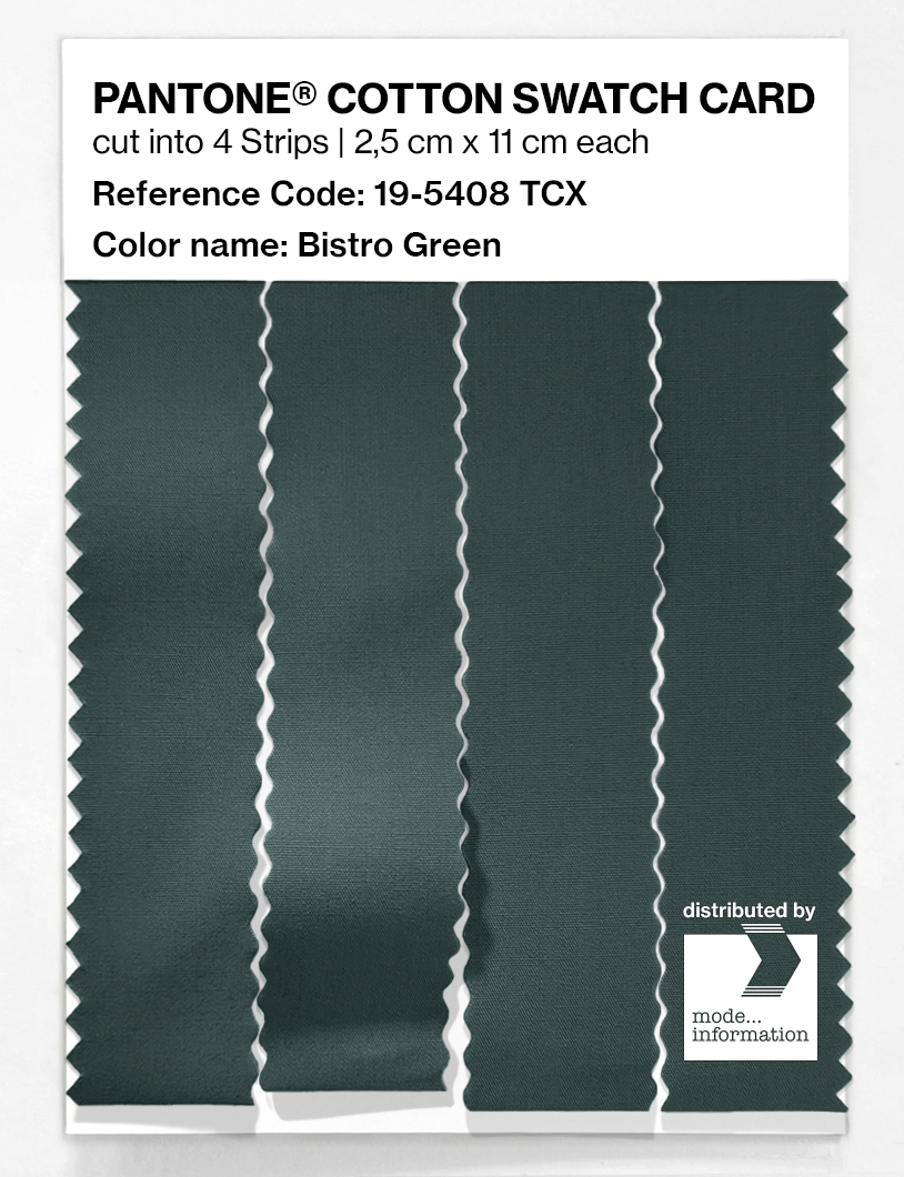 Artikelbild 3 des Artikels “PANTONE® COTTON SWATCH CARD 19-5408 TCX Bistro Green “