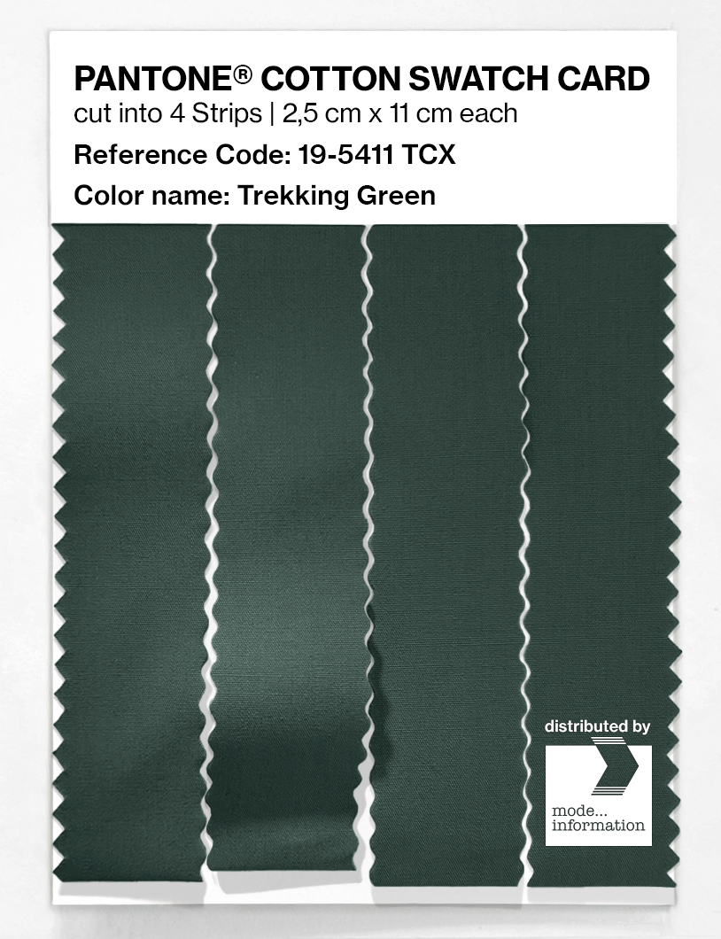Artikelbild 3 des Artikels “PANTONE® COTTON SWATCH CARD 19-5411 TCX Trekking Green “