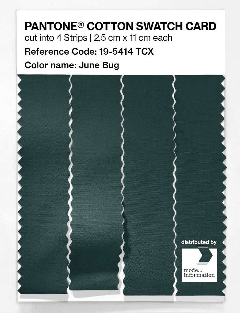 Artikelbild 3 des Artikels “PANTONE® COTTON SWATCH CARD 19-5414 TCX June Bug “