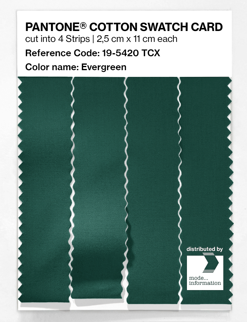Artikelbild 3 des Artikels “PANTONE® COTTON SWATCH CARD 19-5420 TCX Evergreen “