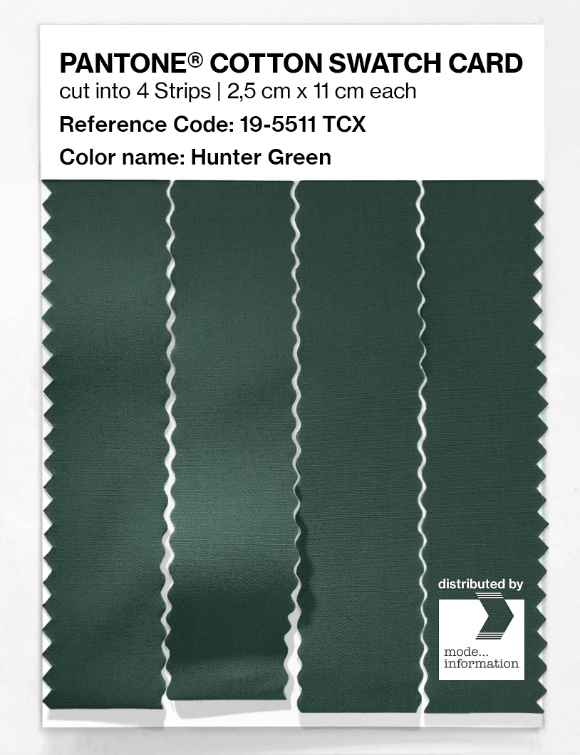 Artikelbild 3 des Artikels “PANTONE® COTTON SWATCH CARD 19-5511 TCX Hunter Green “