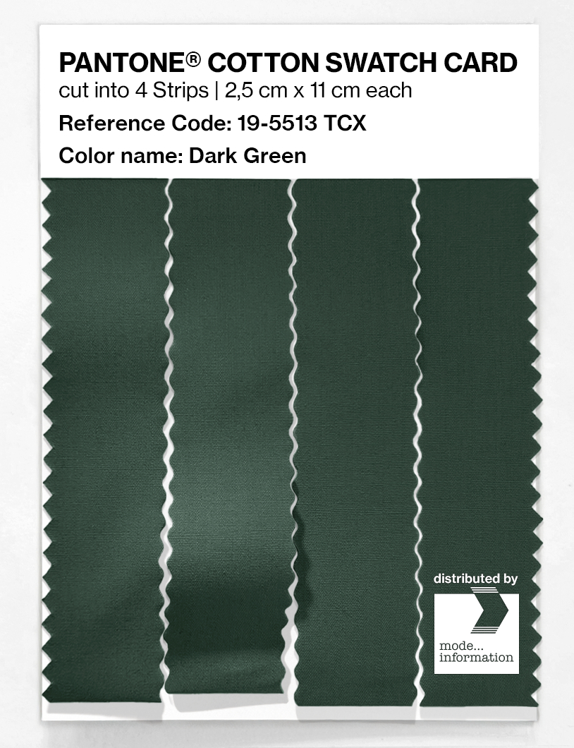 Artikelbild 3 des Artikels “PANTONE® COTTON SWATCH CARD 19-5513 TCX Dark Green “