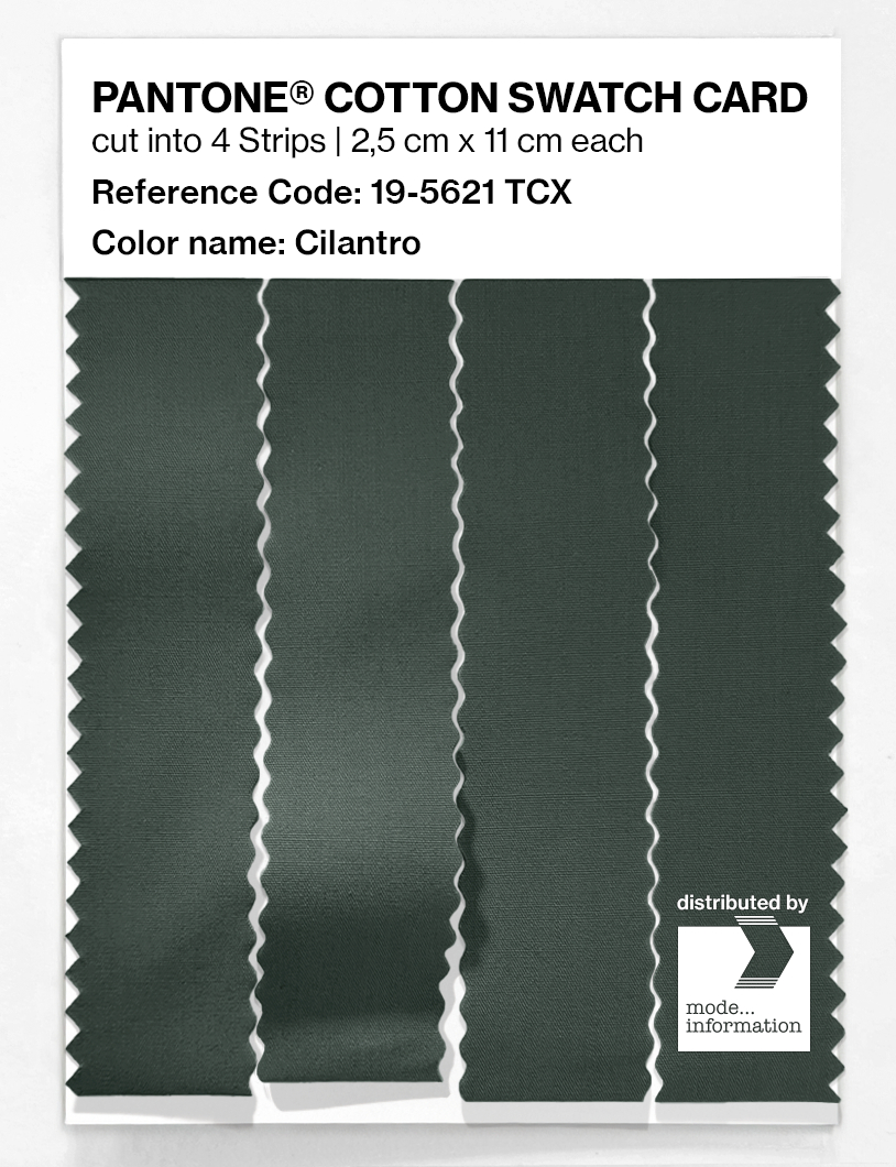 Artikelbild 3 des Artikels “PANTONE® COTTON SWATCH CARD 19-5621 TCX Cilantro “