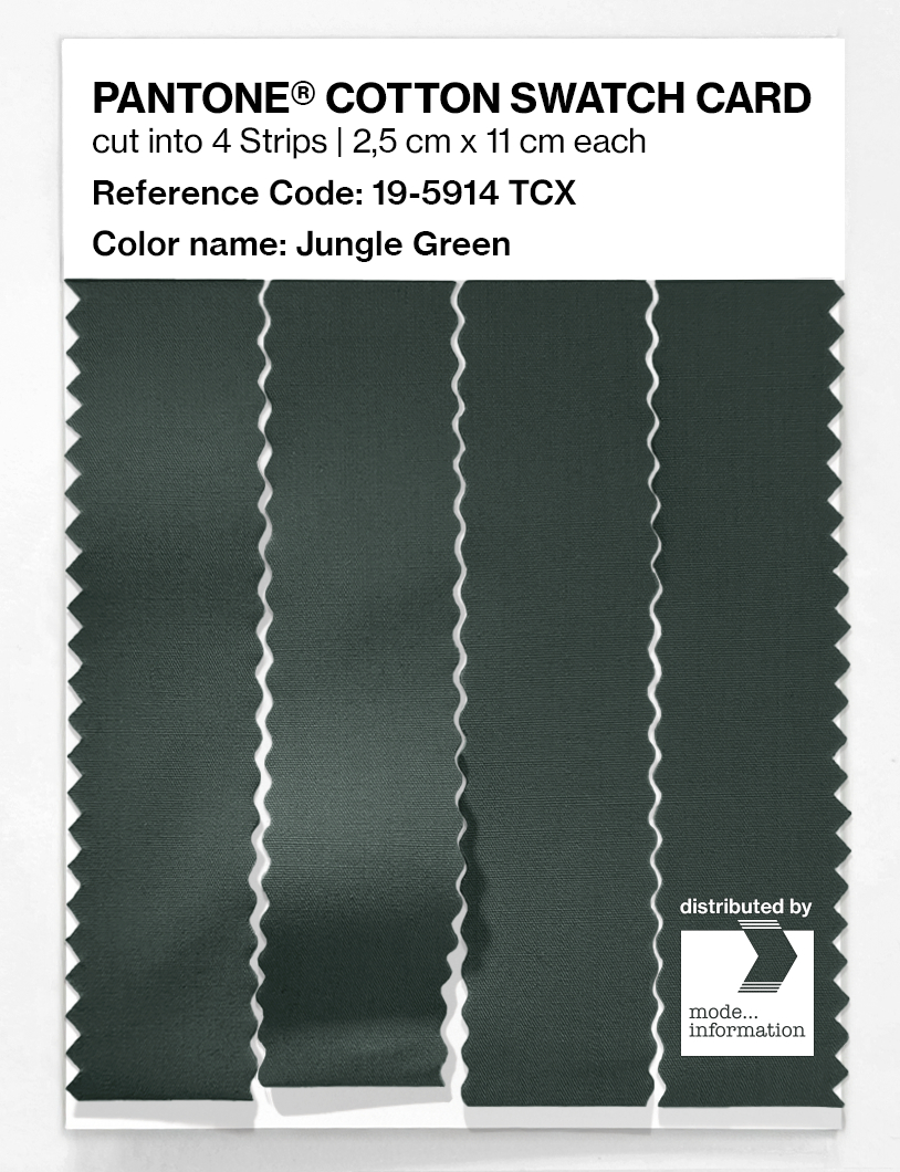 Artikelbild 3 des Artikels “PANTONE® COTTON SWATCH CARD 19-5914 TCX Jungle Green “