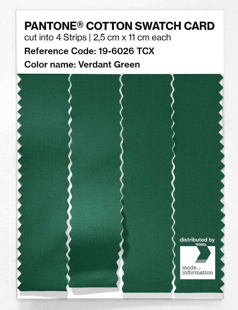 Artikelbild 3 des Artikels “PANTONE® COTTON SWATCH CARD 19-6026 TCX Verdant Green “