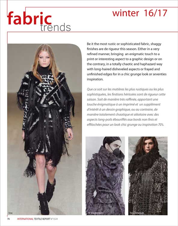 Artikelbild 3 des Artikels “International Textile Report no. 4/2015 “
