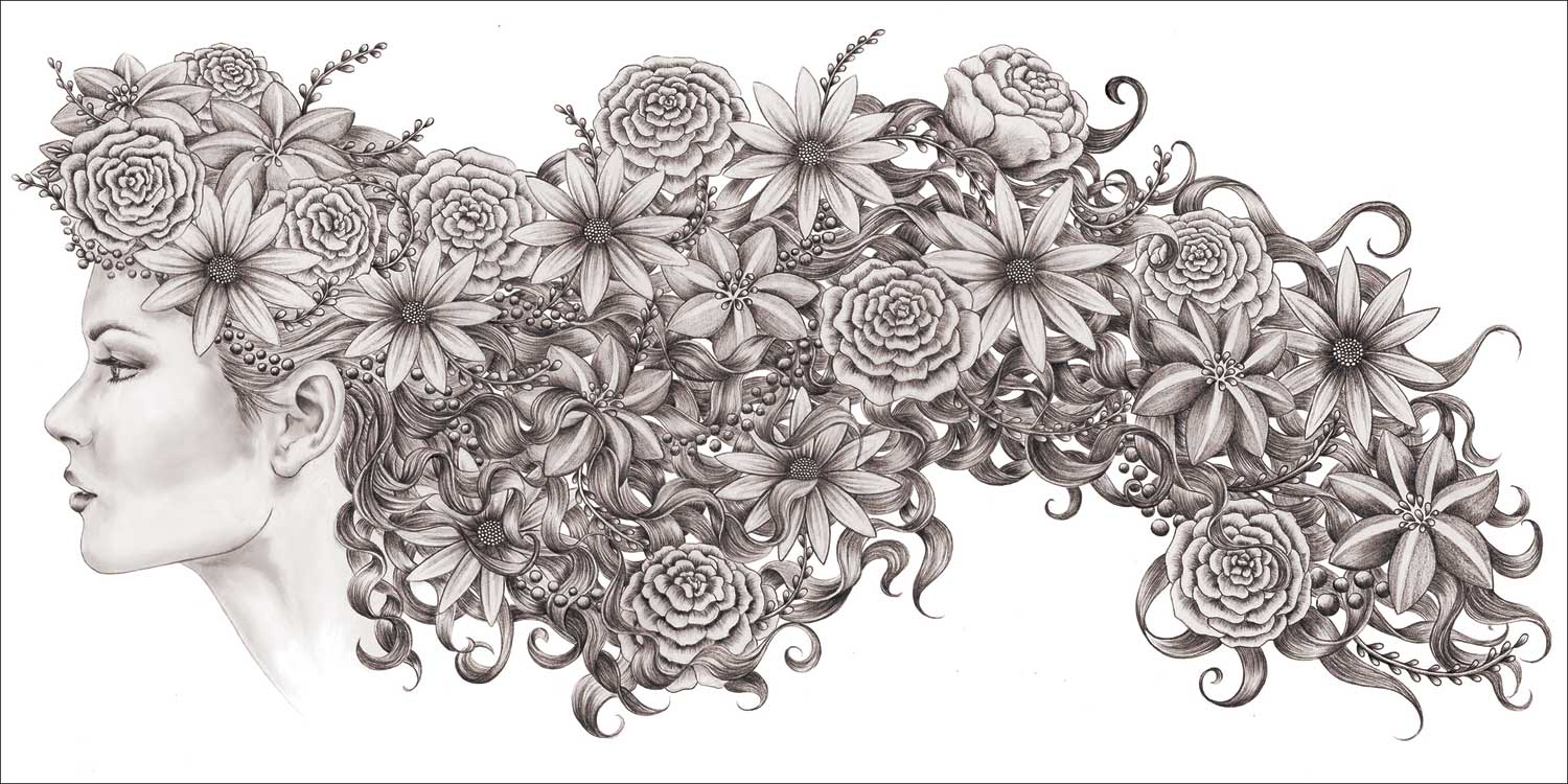 Artikelbild 4 des Artikels “Lace Art Inspirational Illustration Book “