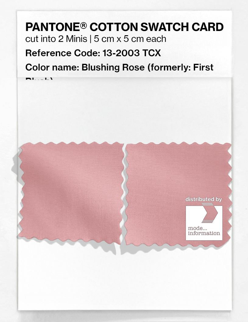 Artikelbild 4 des Artikels “PANTONE® COTTON SWATCH CARD 13-2003 TCX First Blush “