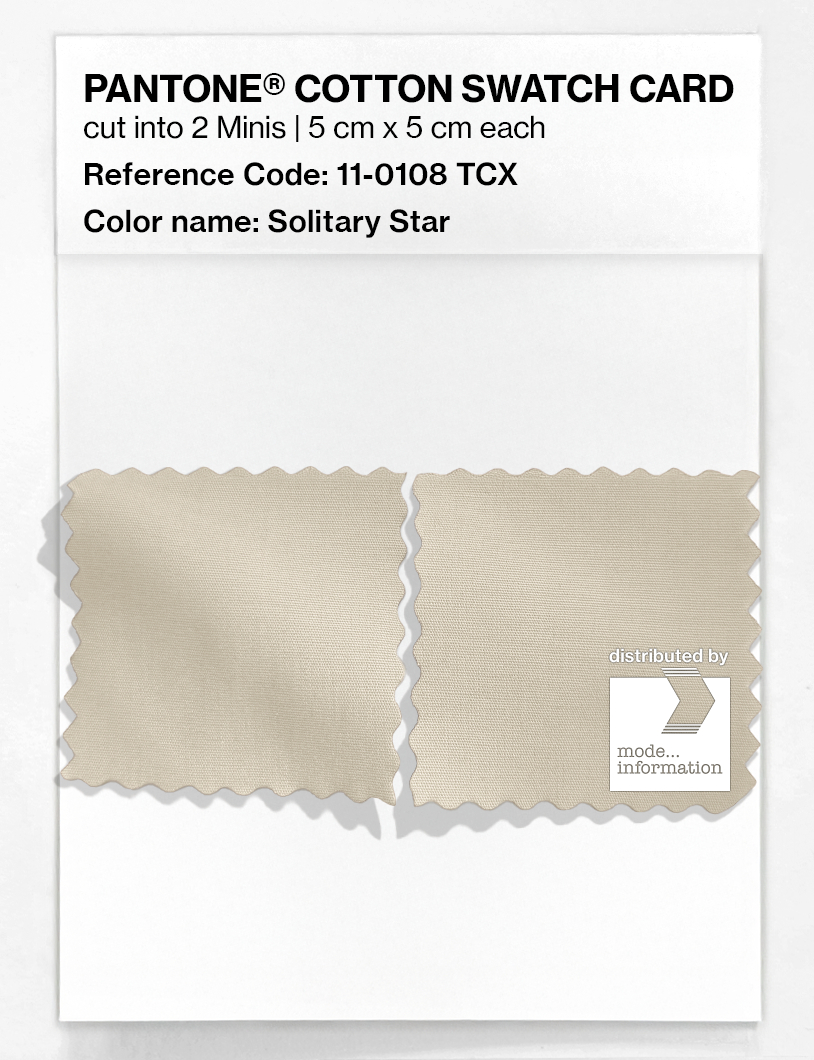 Artikelbild 4 des Artikels “PANTONE® COTTON SWATCH CARD 11-0108 TCX Solitary Star “