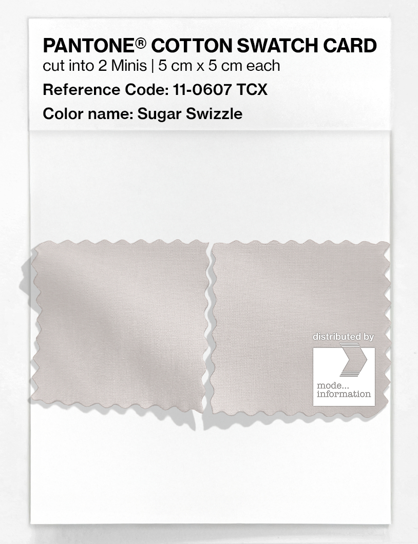 Artikelbild 4 des Artikels “PANTONE® COTTON SWATCH CARD 11-0607 TCX Sugar Swizzle “