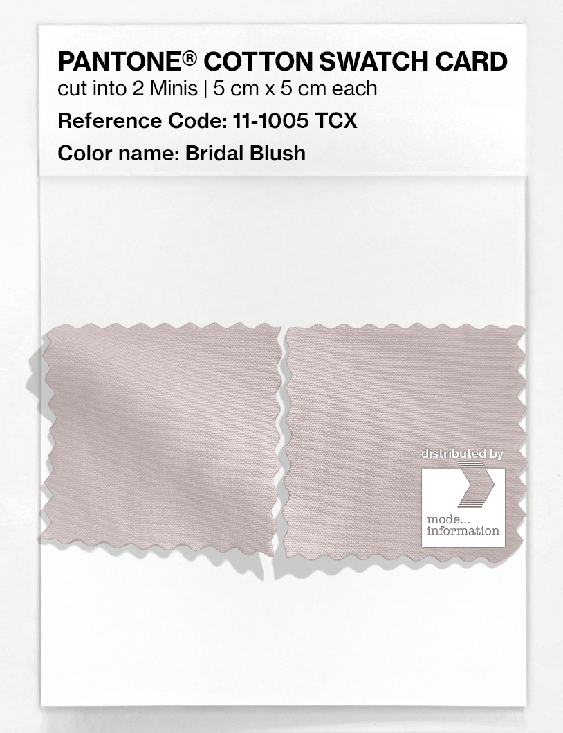 Artikelbild 4 des Artikels “PANTONE® COTTON SWATCH CARD 11-1005 TCX Bridal Blush “