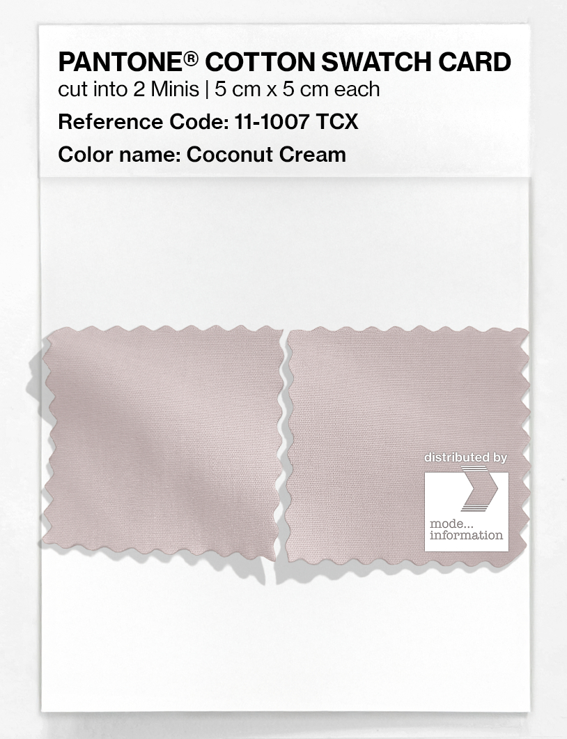 Artikelbild 4 des Artikels “PANTONE® COTTON SWATCH CARD 11-1007 TCX Coconut Cream “