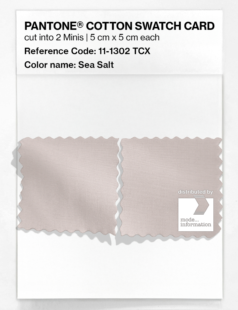 Artikelbild 4 des Artikels “PANTONE® COTTON SWATCH CARD 11-1302 TCX Sea Salt “