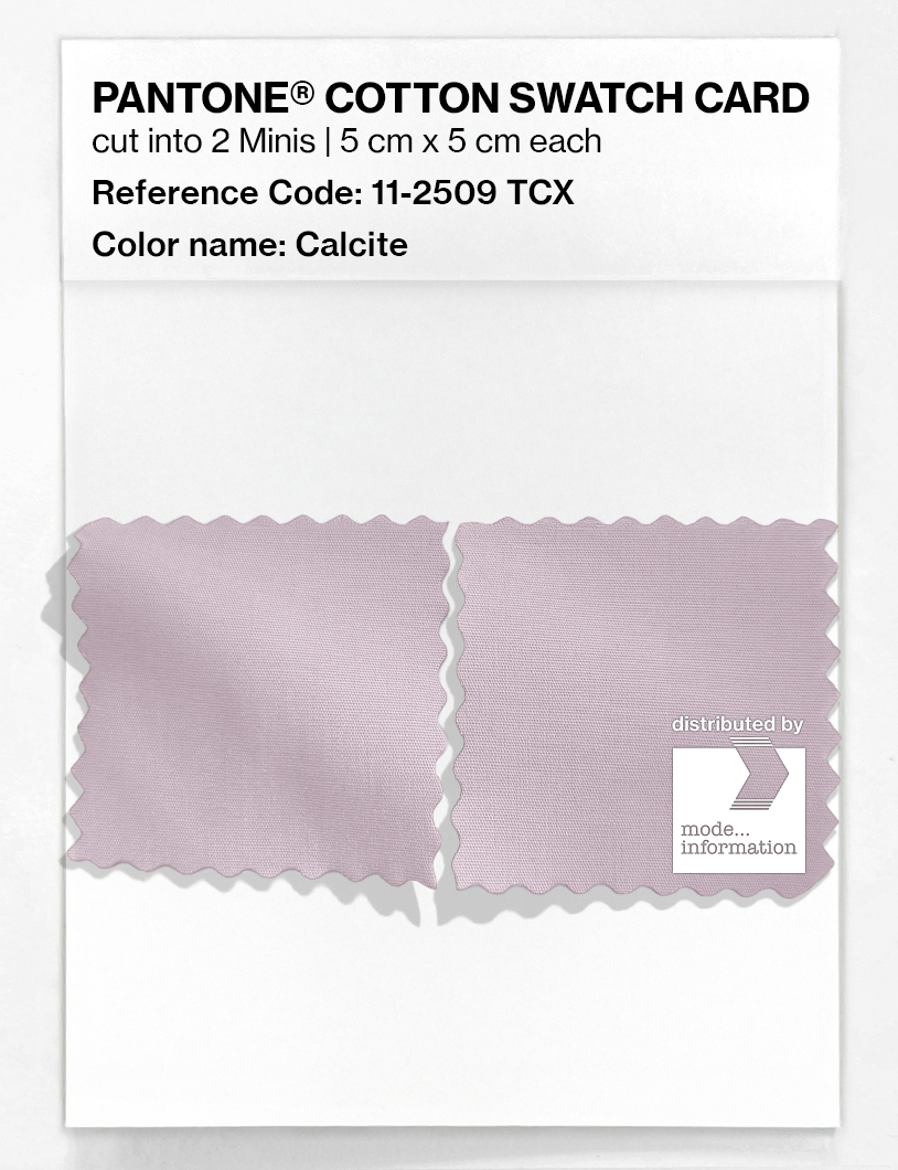 Product image 4 of the product “PANTONE® COTTON SWATCH CARD 11-2509 TCX Calcite ”