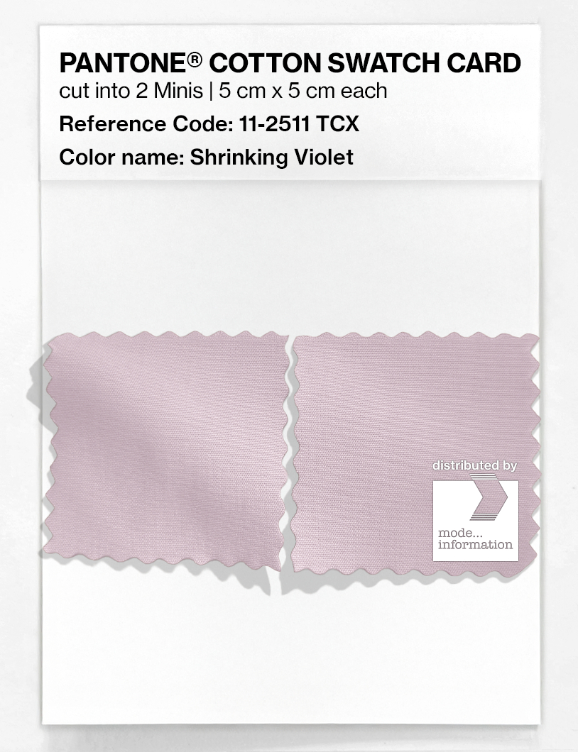 Artikelbild 4 des Artikels “PANTONE® COTTON SWATCH CARD 11-2511 TCX Shrinking Violet “