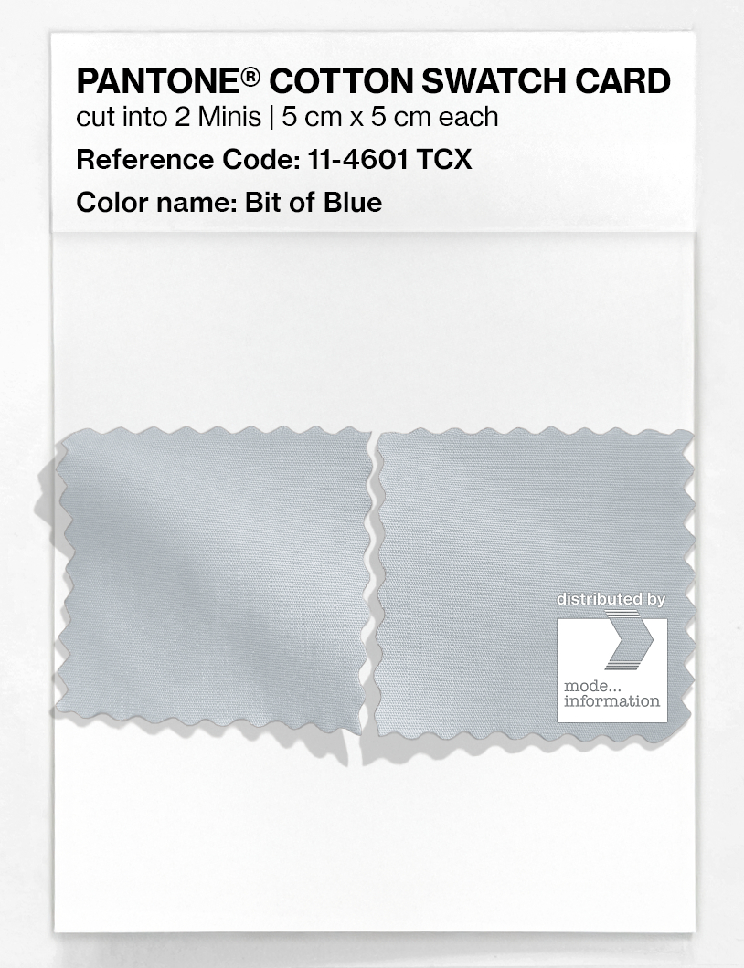 Product image 4 of the product “PANTONE® COTTON SWATCH CARD 11-4601 TCX Bit of Blue ”