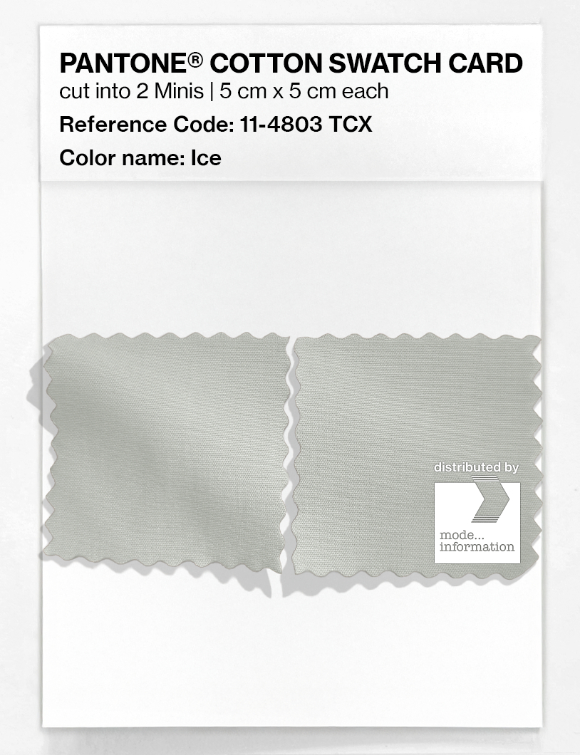 Artikelbild 4 des Artikels “PANTONE® COTTON SWATCH CARD 11-4803 TCX Ice “
