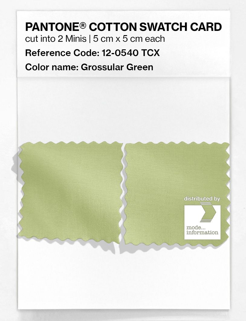 Artikelbild 4 des Artikels “PANTONE® COTTON SWATCH CARD 12-0540 TCX Grossular Green “