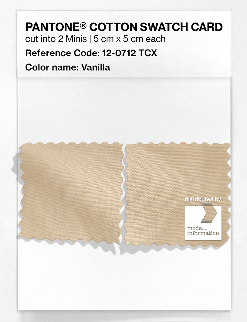 Artikelbild 4 des Artikels “PANTONE® COTTON SWATCH CARD 12-0712 TCX Vanilla “