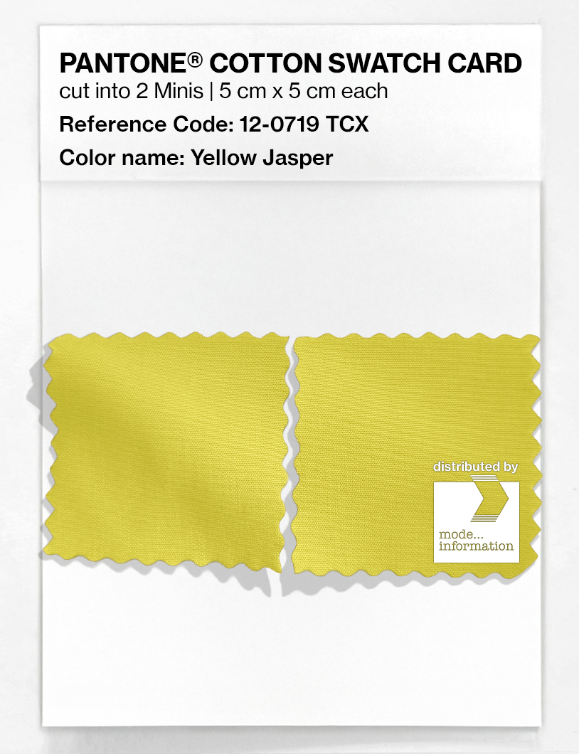Artikelbild 4 des Artikels “PANTONE® COTTON SWATCH CARD 12-0719 TCX Yellow Jasper “