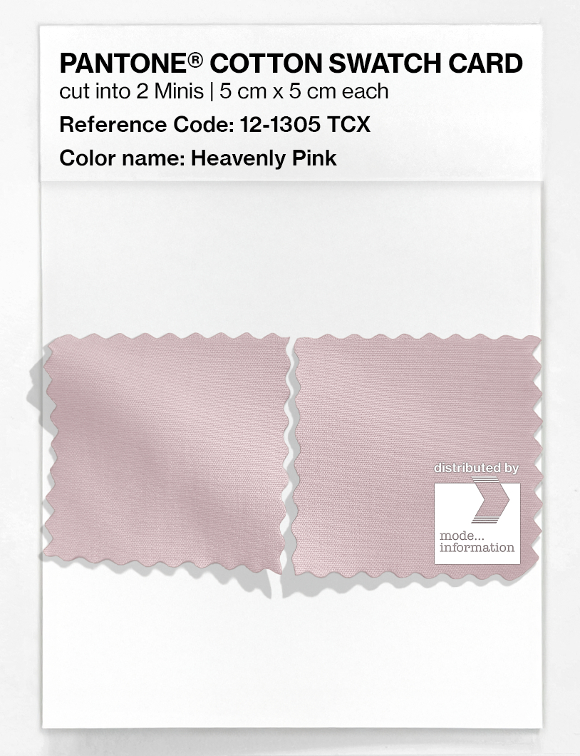 Artikelbild 4 des Artikels “PANTONE® COTTON SWATCH CARD 12-1305 TCX Heavenly Pink “