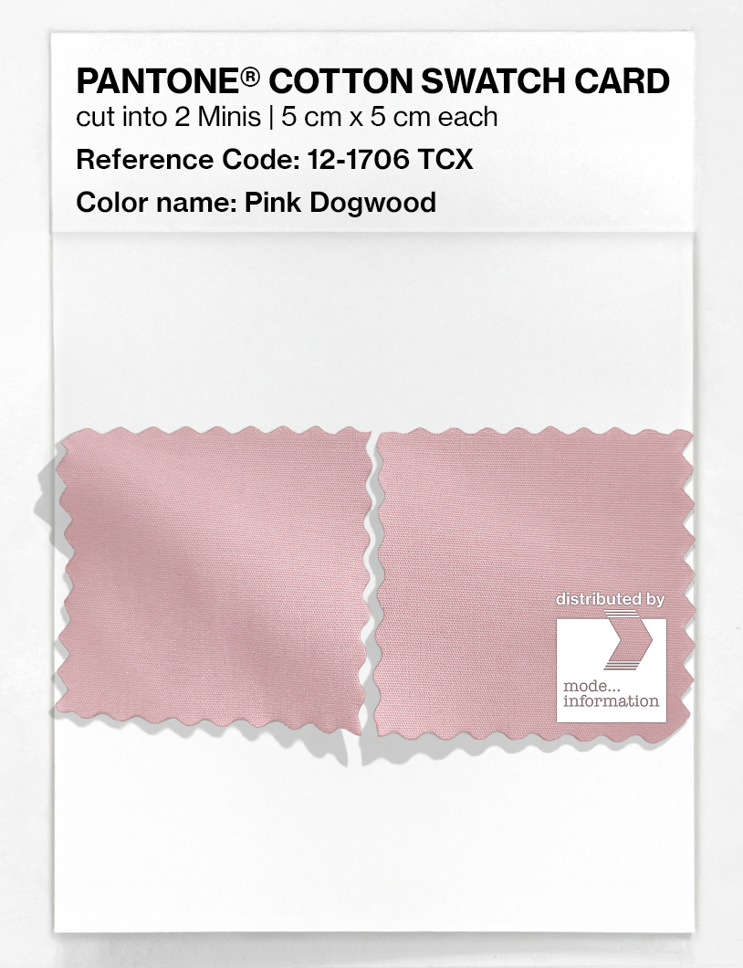 Product image 4 of the product “PANTONE® COTTON SWATCH CARD 12-1706 TCX Pink Dogwood ”