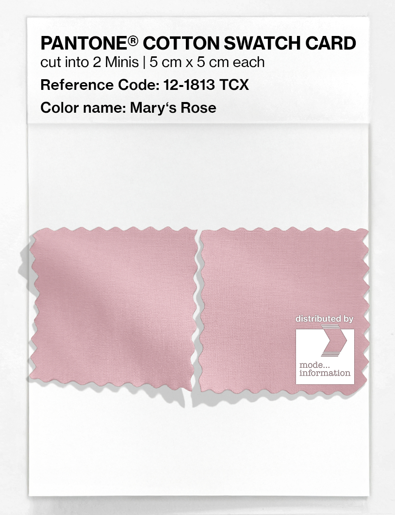 Artikelbild 4 des Artikels “PANTONE® COTTON SWATCH CARD 12-1813 TCX Mary's Rose “