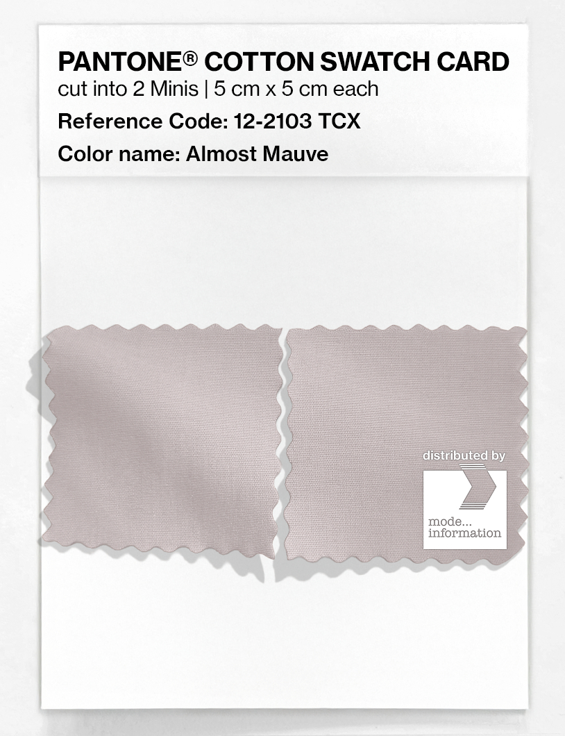 Artikelbild 4 des Artikels “PANTONE® COTTON SWATCH CARD 12-2103 TCX Almost Mauve “