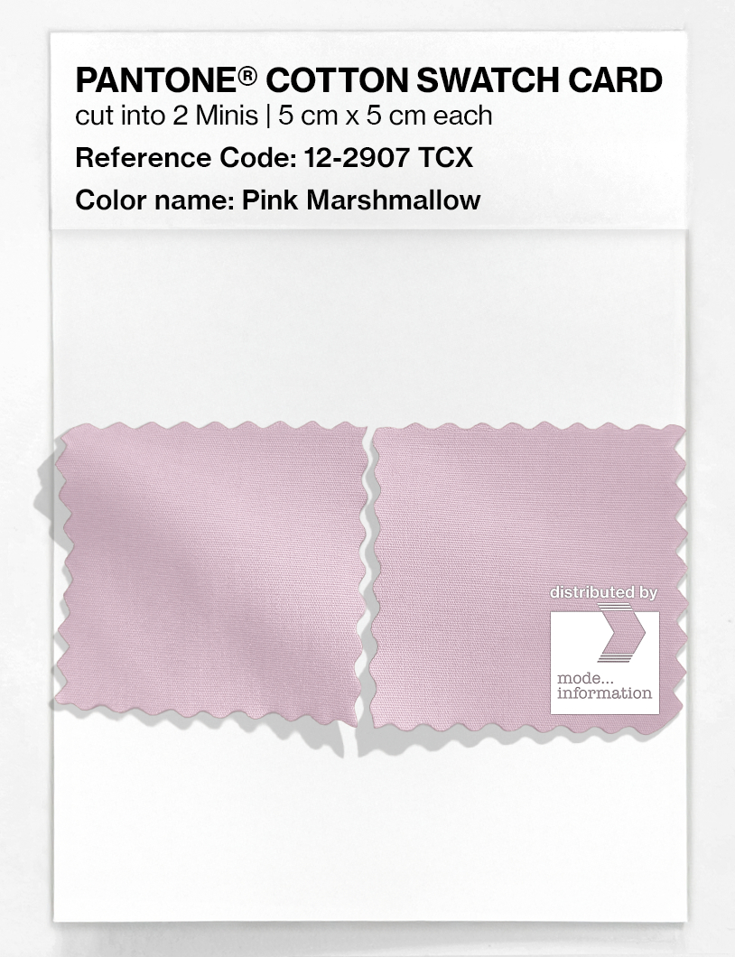 Artikelbild 4 des Artikels “PANTONE® COTTON SWATCH CARD 12-2907 TCX Pink Marshmallow “