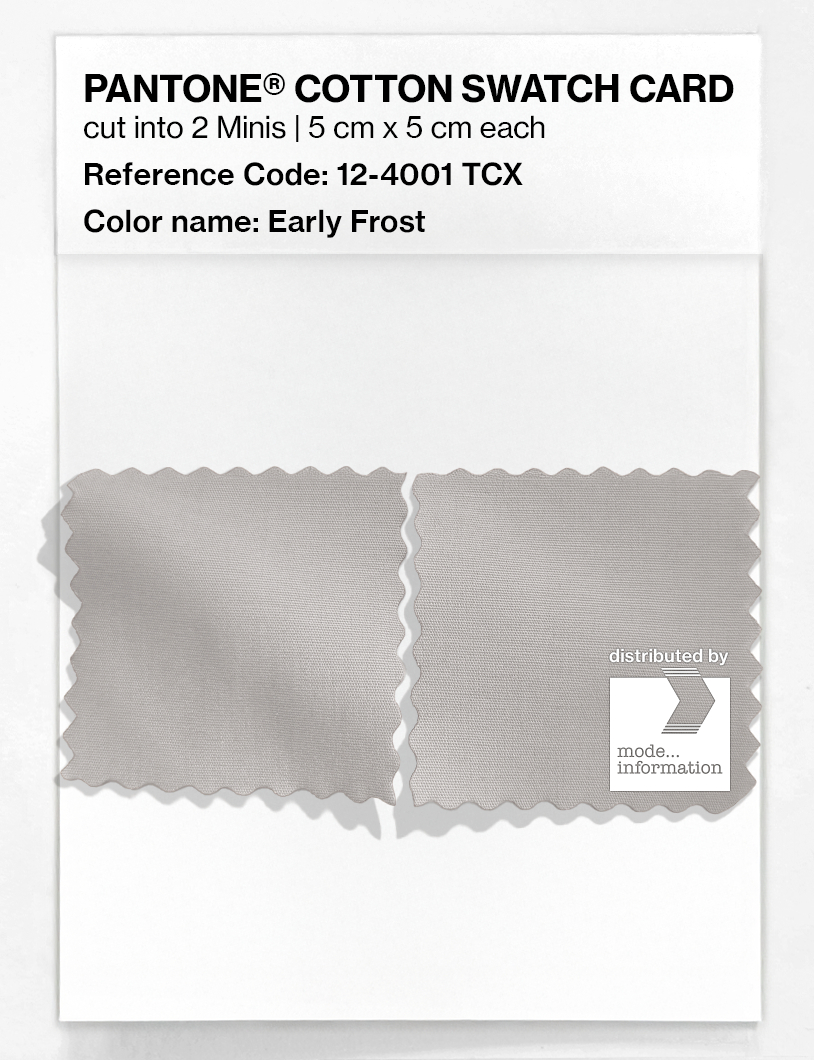 Artikelbild 4 des Artikels “PANTONE® COTTON SWATCH CARD 12-4001 TCX Early Frost “