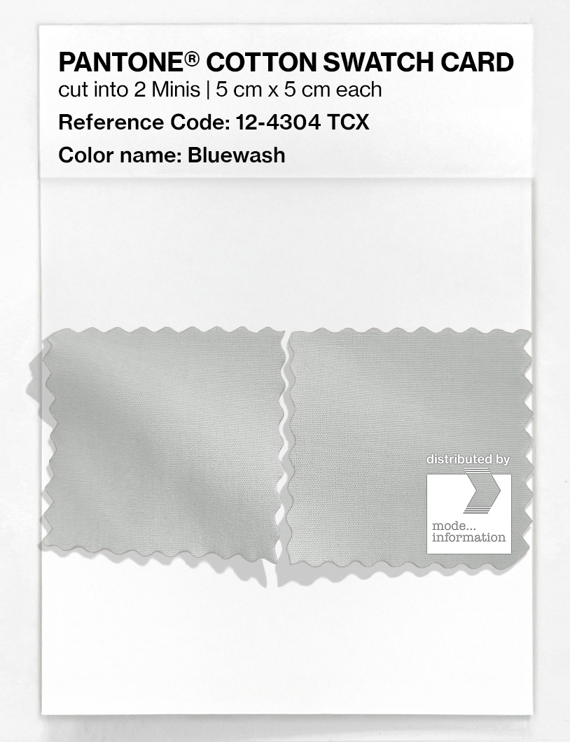 Product image 4 of the product “PANTONE® COTTON SWATCH CARD 12-4304 TCX Bluewash ”