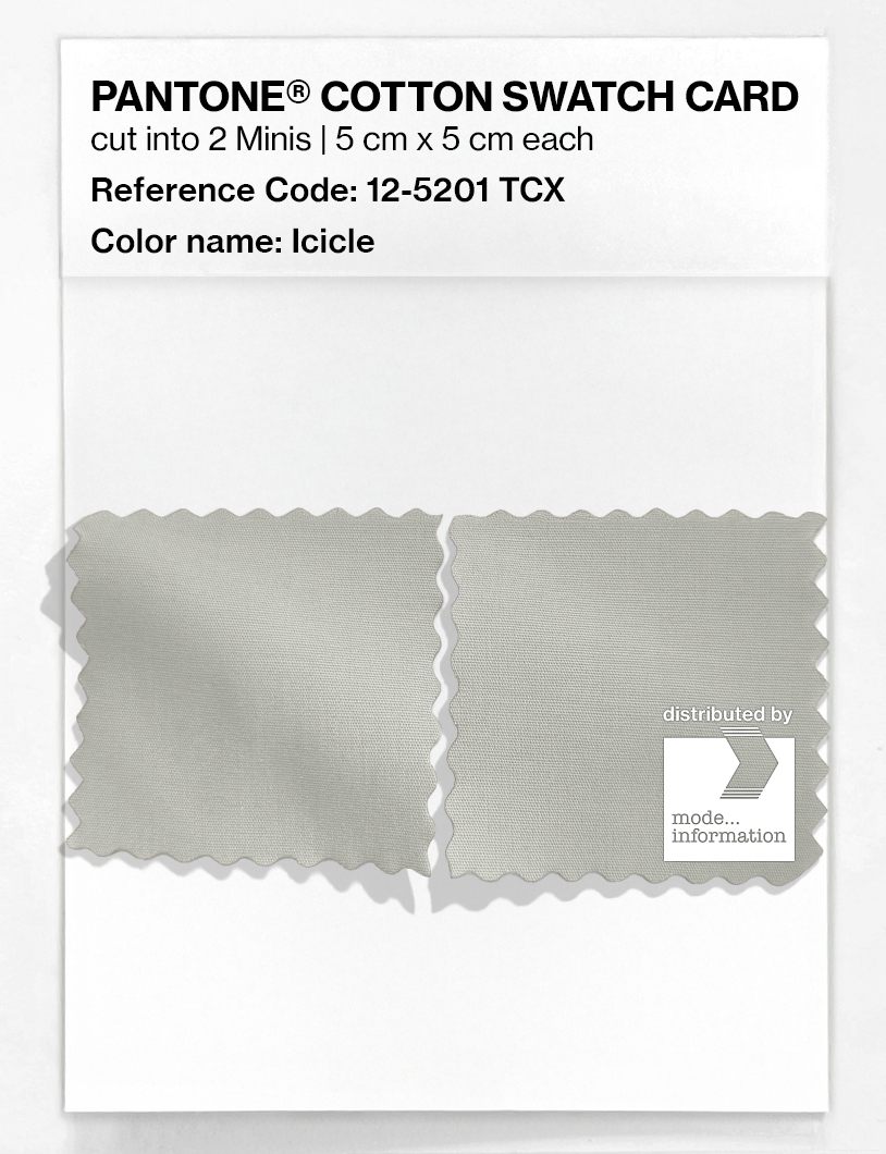 Artikelbild 4 des Artikels “PANTONE® COTTON SWATCH CARD 12-5201 TCX Icicle “