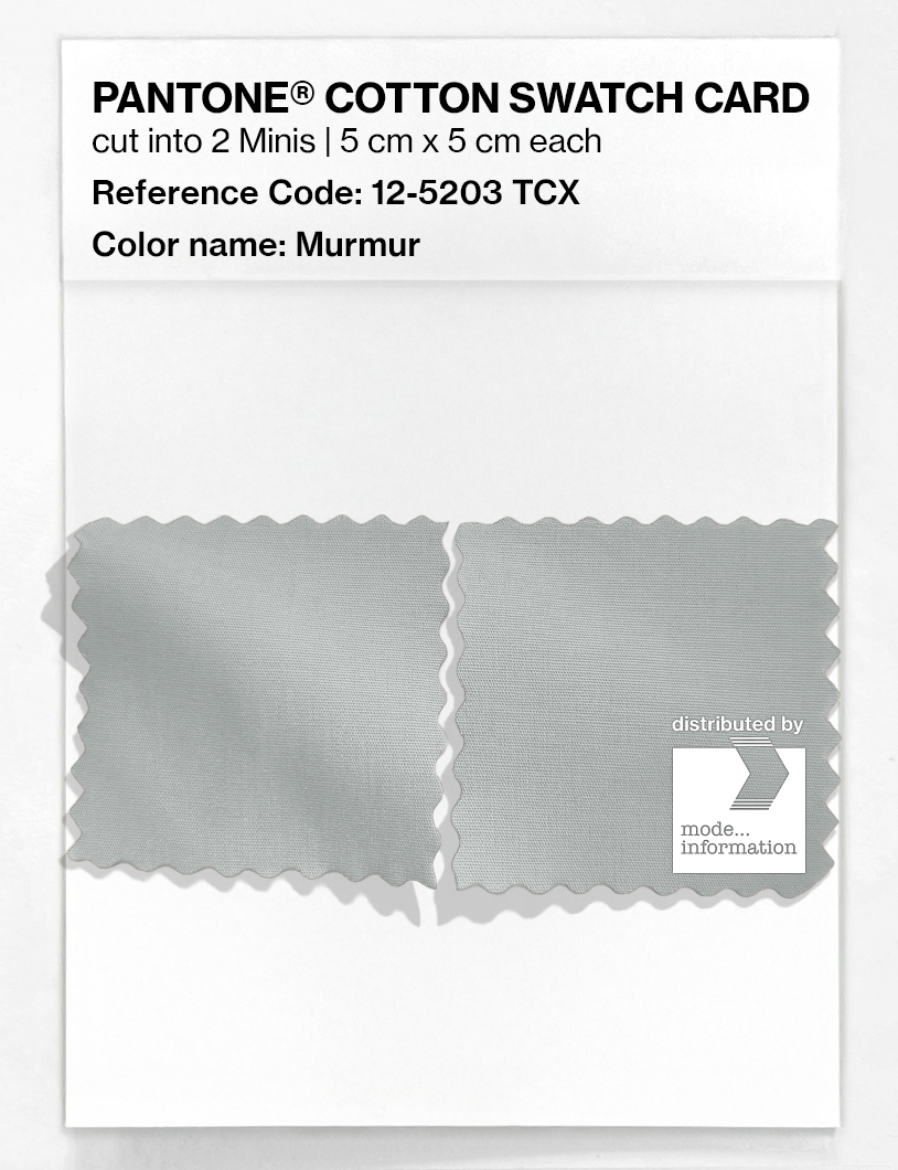 Product image 4 of the product “PANTONE® COTTON SWATCH CARD 12-5203 TCX Murmur ”