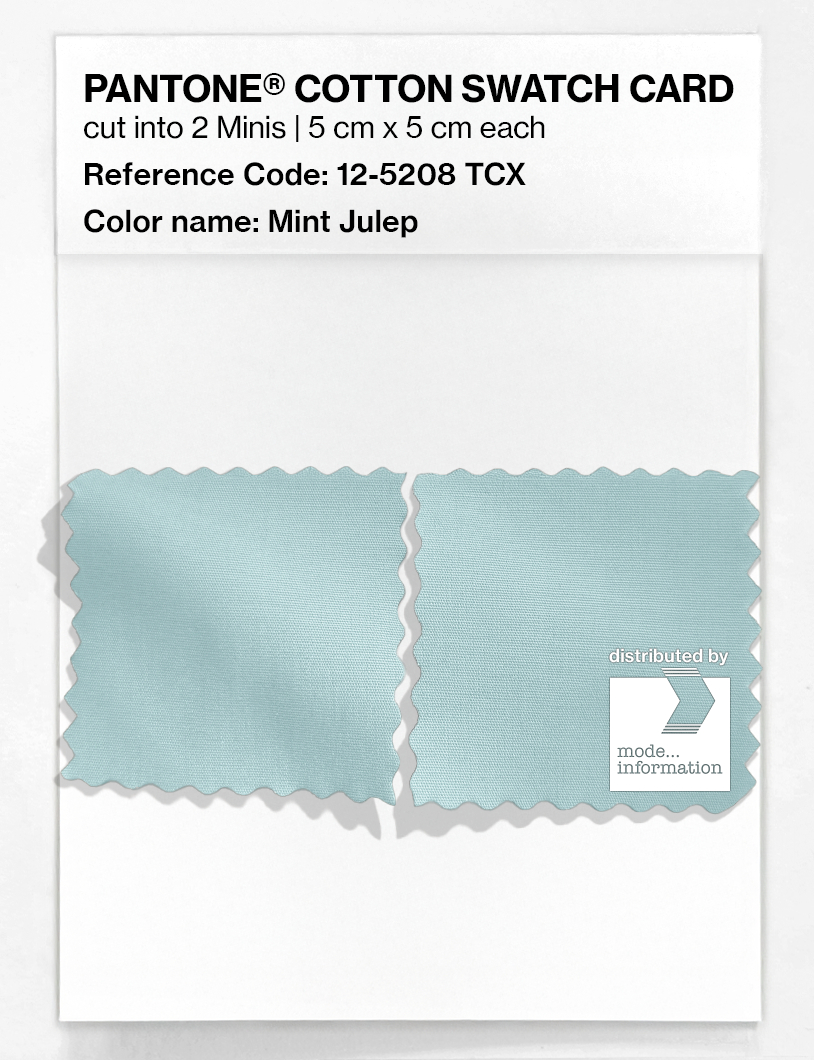 Artikelbild 4 des Artikels “PANTONE® COTTON SWATCH CARD 12-5208 TCX Mint Julep “